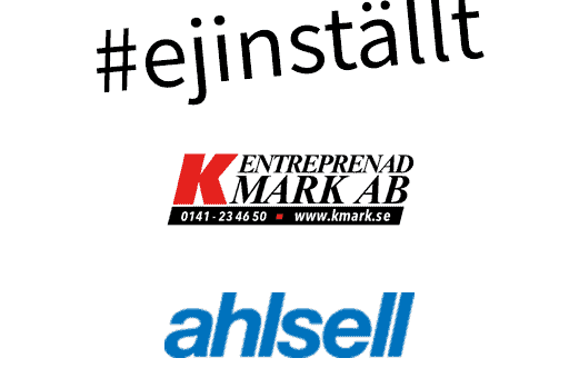 #ejinställt